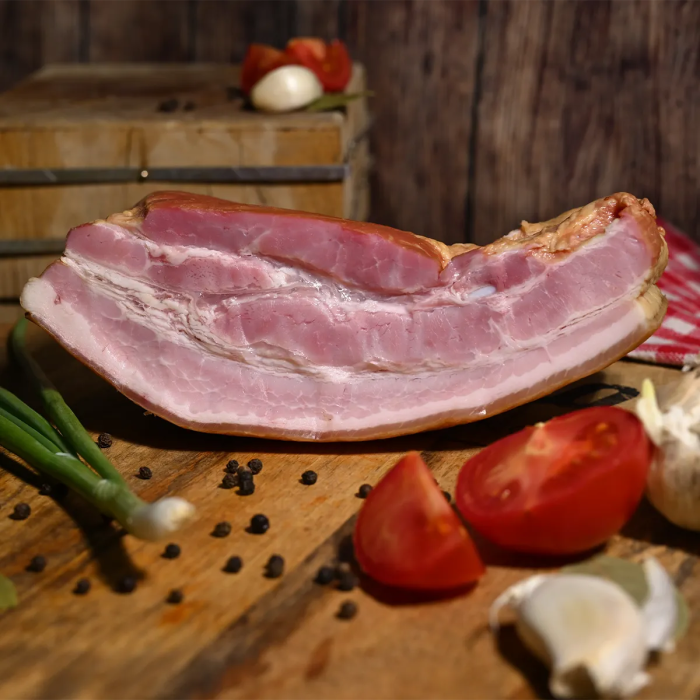 Házi császárszalonna (füstölt-főtt)